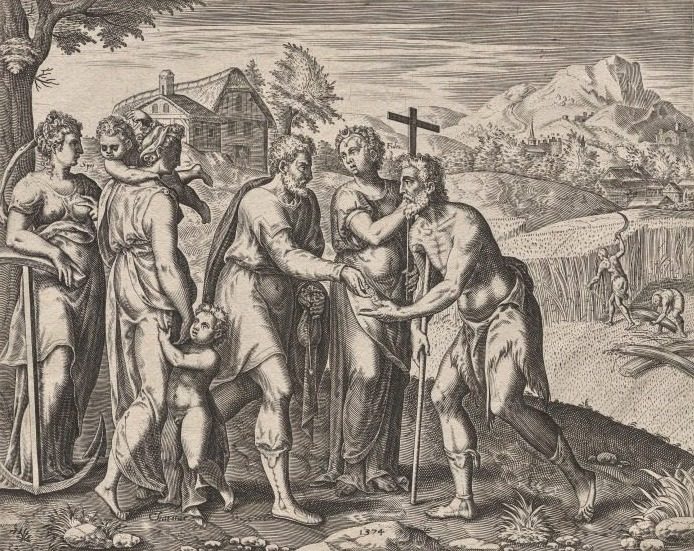 The Seed finding Good Earth by Philip Galle (Flemish, 1537–1612)