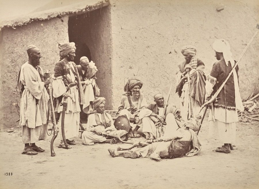 Group of Natives from Near Khyber Pass by John Burke (Irish, 1845–1915)