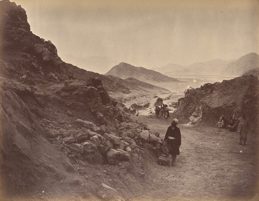 The Descent from Khurd Khyber, Looking Towards Bassaule by John Burke (Irish, 1845–1915)