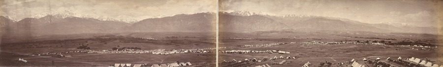 Safed Sang Camp from 51st Camp by John Burke (Irish, 1845–1915)