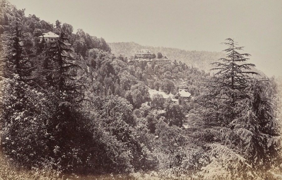 Shimla. The Yarrows and Neighboring Hills by Samuel Bourne (British, 1834–1912)