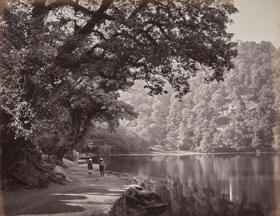 Hyree Lake. South End of the Lake by Samuel Bourne (British, 1834–1912)