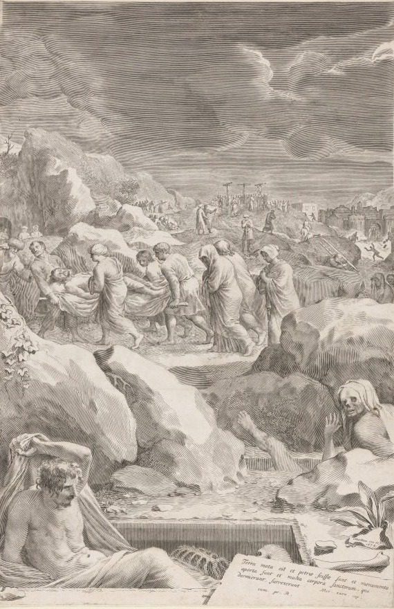 Christ Carried to the Tomb by Claude Mellan (French, 1598–1688)