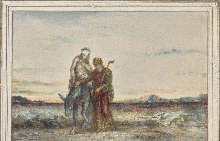 The Good Samaritan by Gustave Moreau (French, 1826–1898)