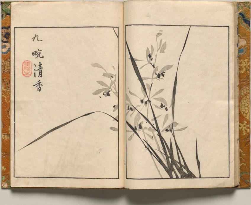 Pure Scent of Orchids, Design Twelve from Shazanrō Picture Book by Tani Bunchō (Japanese, 1763–1841)