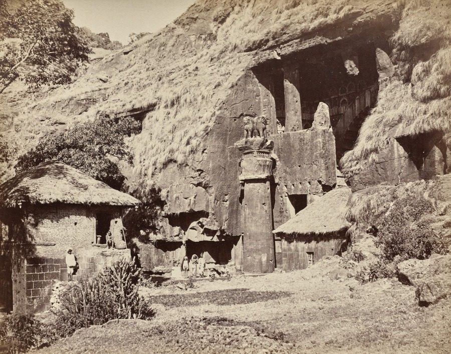 Caves of Karlie: No. 1, The Approach by William Johnson (British, active India, 1852–1868)