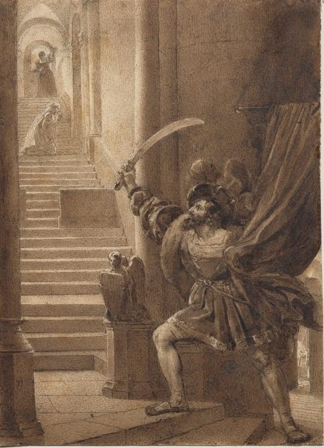 François I Brandishing a Sword by Alexandre-Evariste Fragonard (French, 1781–1850)