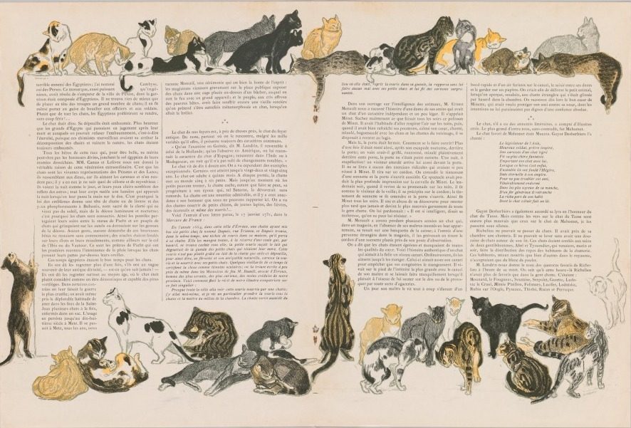 On Cats by Jacques Dalbray by Théophile Alexandre Steinlen (Swiss, 1859–1923)