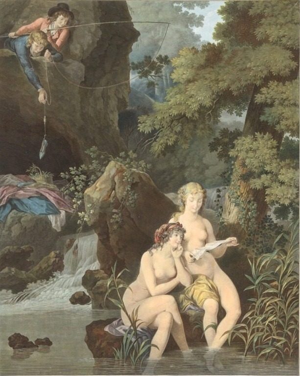 The Pranksters (Les Espiègles) by Charles-Melchior Descourtis (French, 1753–1820)