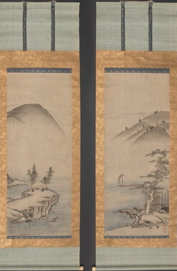 Landscapes by Unkoku Tōyo (Japanese, 1612–1688?)