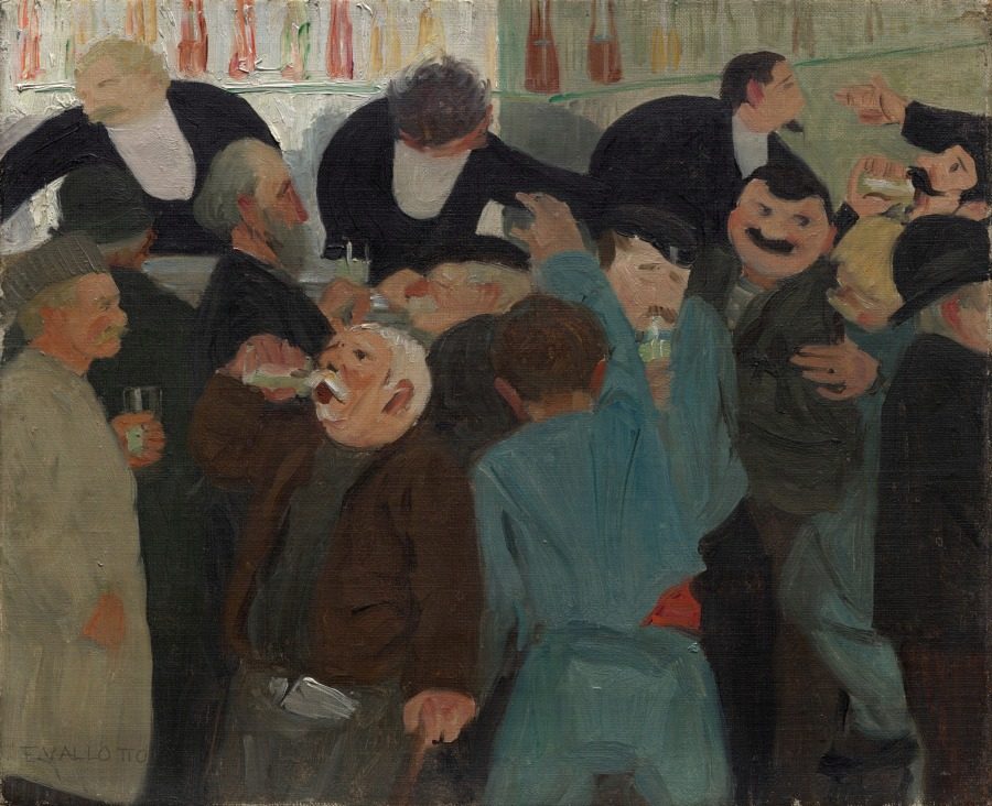 The Bistro by Félix Vallotton (Swiss French, 1865–1925)