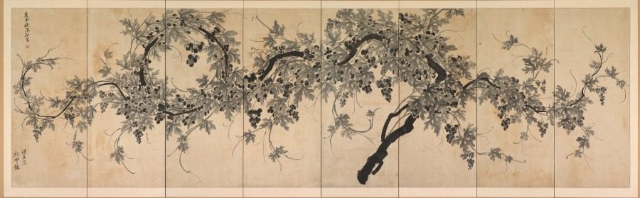 Grapevine by Choe Seok-hwan (Korean, active first half of 19th century)