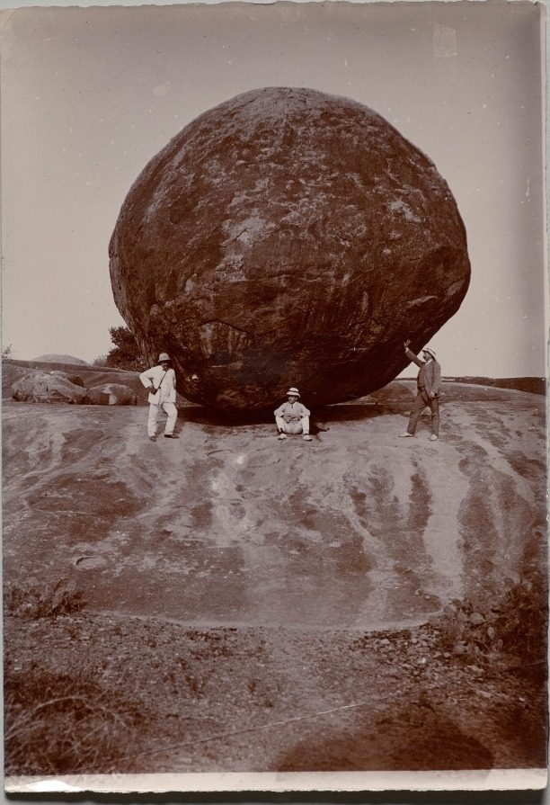 Krishna's Butter Ball, Mahabalipuram by Unidentified Photographer