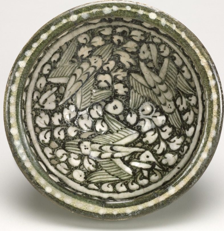Bowl with Flying Birds