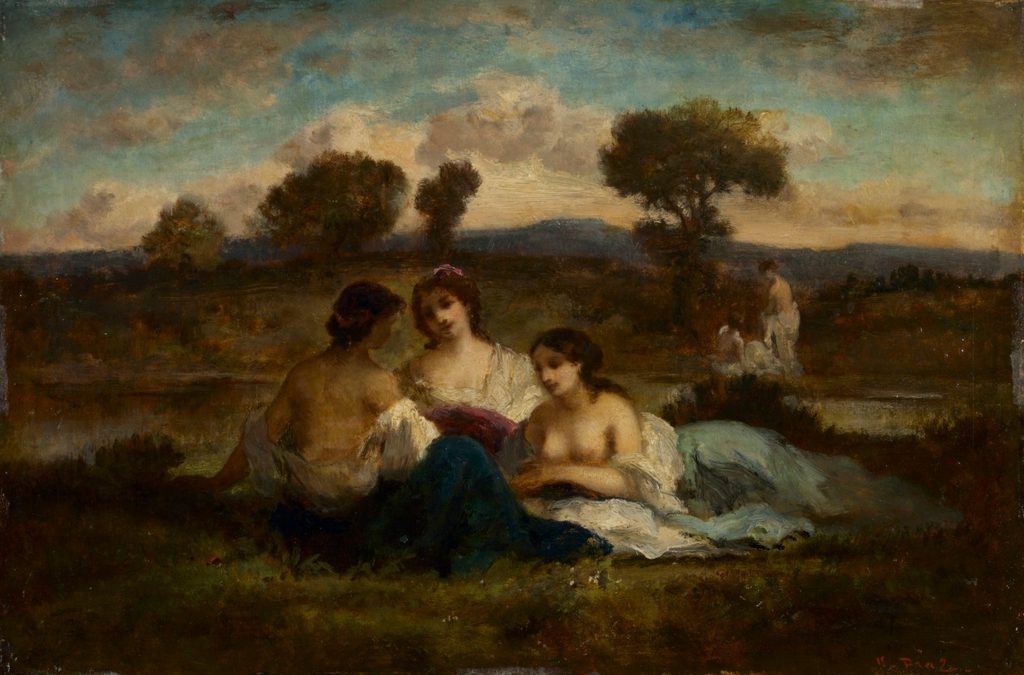 The Bathers by Narcisse Diaz de la Peña (French, 1807–1876)