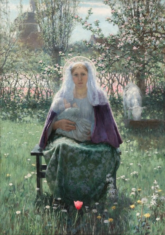The Blessed Mother by George Hitchcock (American, 1850–1913)