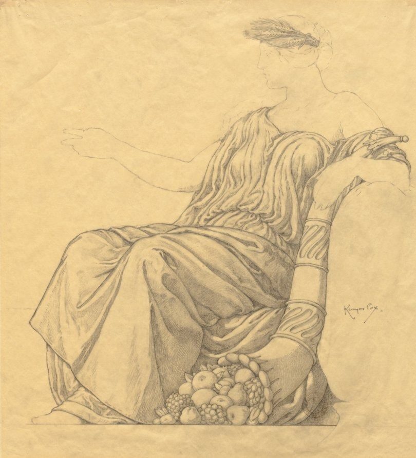 Sketch by Kenyon Cox (American, 1856–1919)