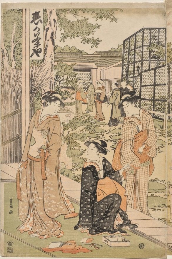 The Shika Teahouse by Utagawa Toyokuni (Japanese, 1769–1825)
