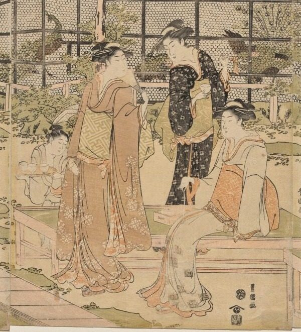 The Shika Teahouse by Utagawa Toyokuni (Japanese, 1769–1825)