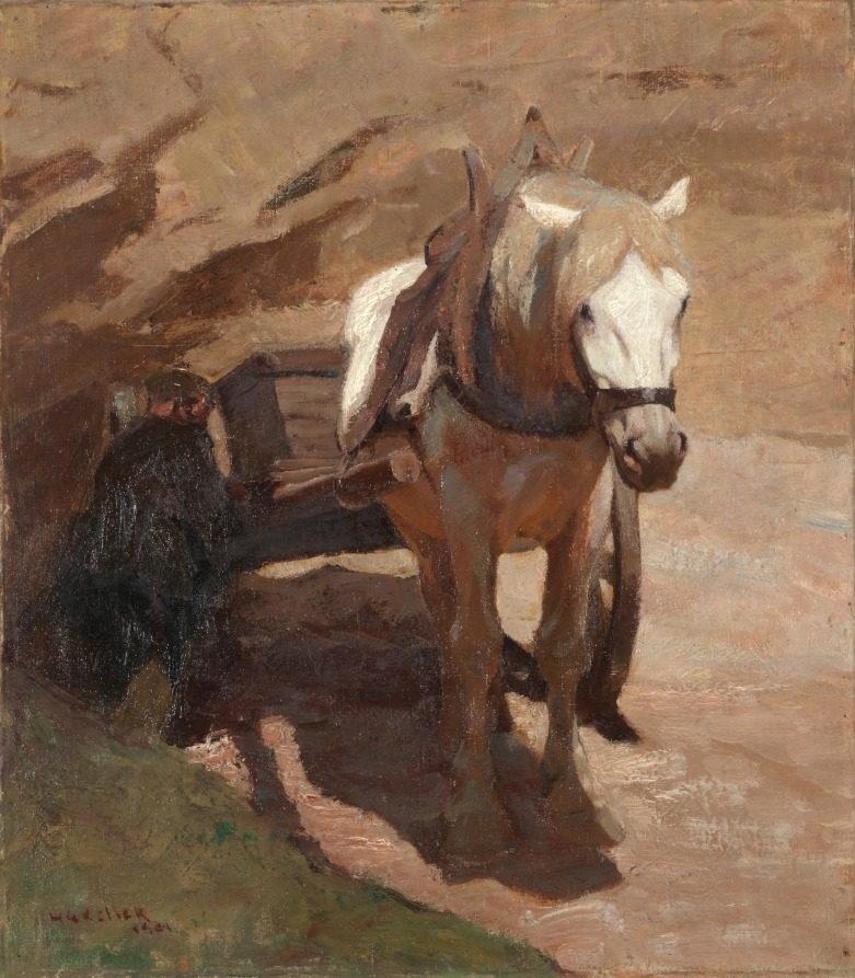 In the Sand-pit by Henry Keller (American, born Germany, 1869–1949)