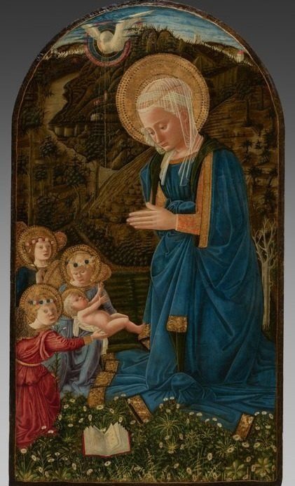 Virgin and Child with Angels by Fra Filippo Lippi (Italian, c. 1406–1469)