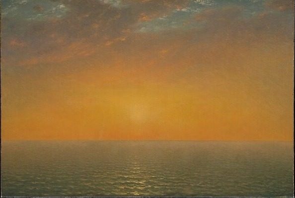 Sunset on the Sea by John Frederick Kensett