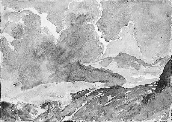 Sky and Mountains by John Singer Sargent