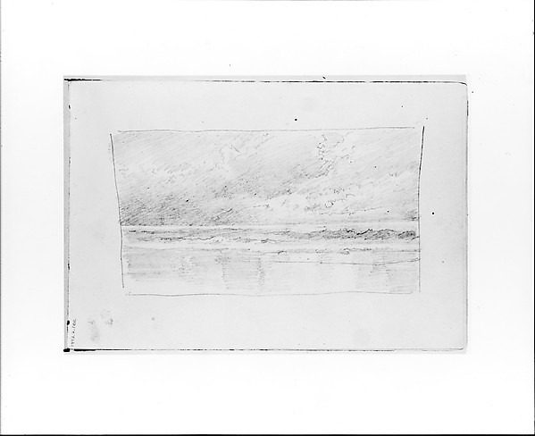 Sea and Sky in a Deluge (from Sketchbook VII) by William Trost Richards