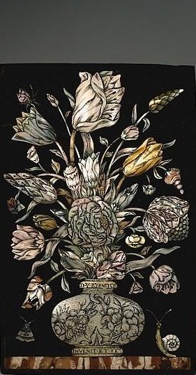 Floral still life by Dirck van Rijswijck