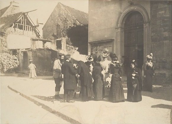 Street Scene, La-Queue-en-Brie (Val-de-Marne) by Edgar Degas