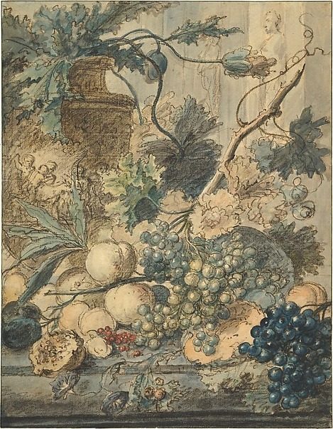 Still Life with Fruit by Jan van Huysum