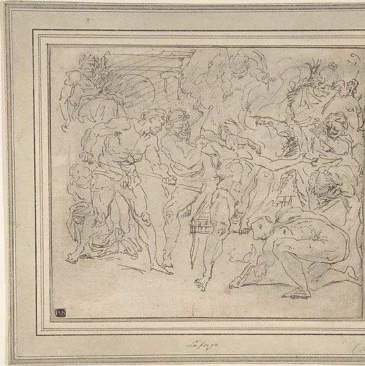 Martydom of St. Lawrence by Raymond de La Fage