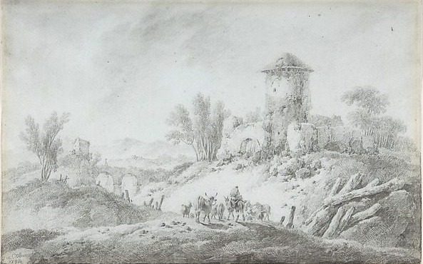 Landscape by Jean Pillement