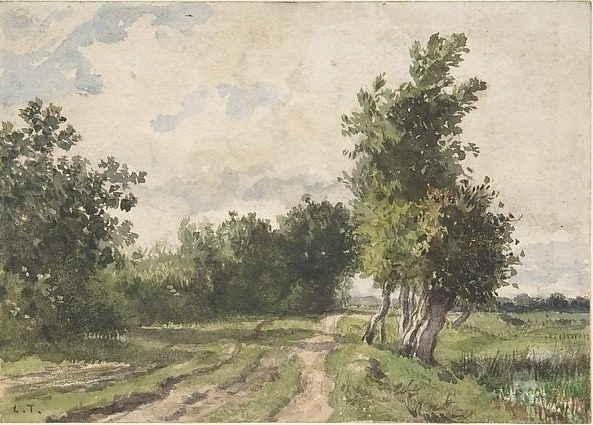 Landscape by Constant Troyon