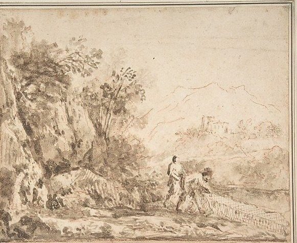 Landscape by Anonymous, Italian, 18th century