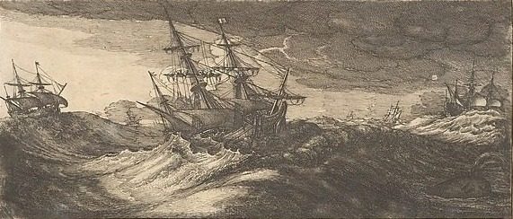Sea Storms by Wenceslaus Hollar