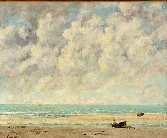 The Calm Sea by Gustave Courbet