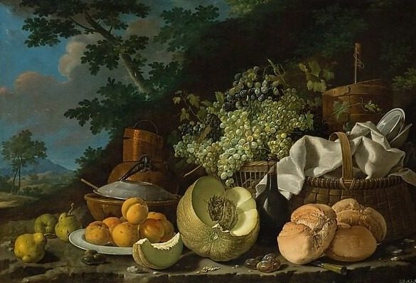 The Afternoon Meal (La Merienda) by Luis Meléndez