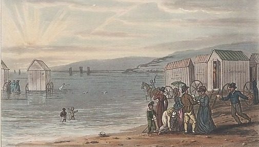 Sea Bathing by Thomas Rowlandson