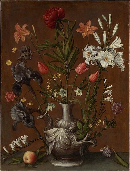 Flowers in a Grotesque Vase by Orsola Maddalena Caccia