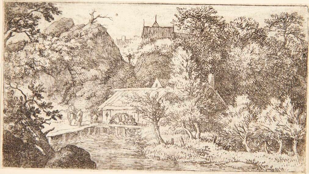 Vandmøllen by Allaert van Everdingen