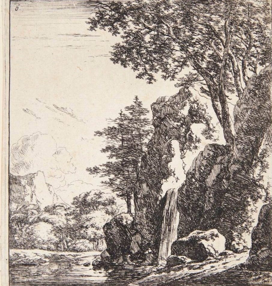 Bæk mellem to klipper by Herman Naiwincx
