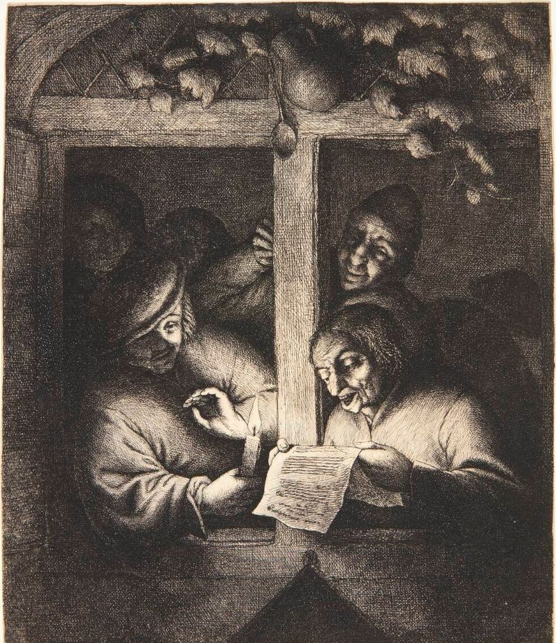 Sangerne by Adriaen van Ostade