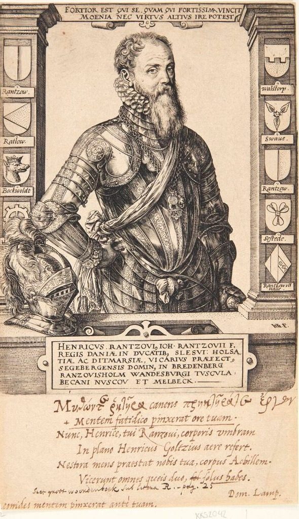 Henrik Rantzau by Hendrick Goltzius