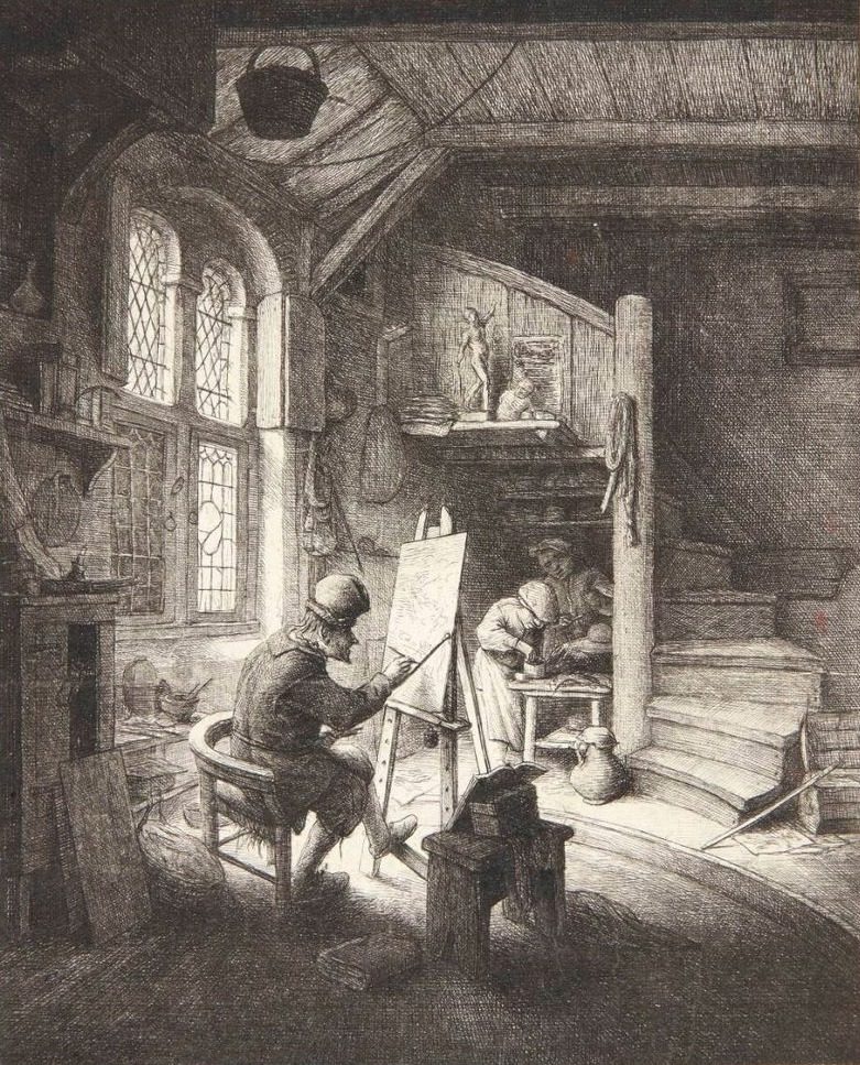 Maleren by Adriaen van Ostade