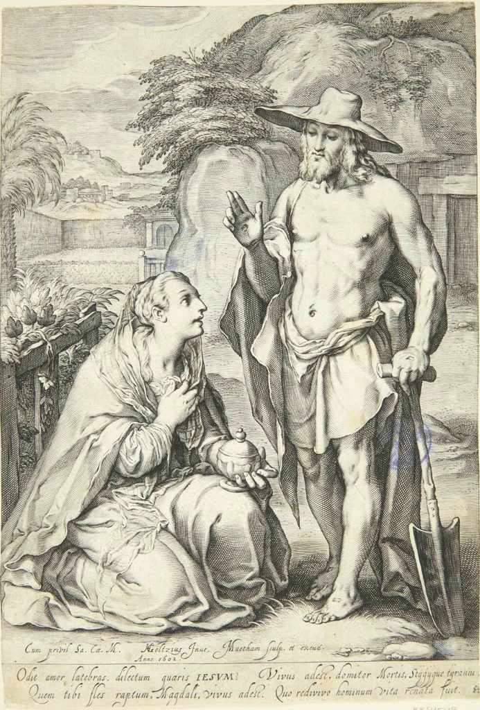 Noli me tangere by Jacob Matham
