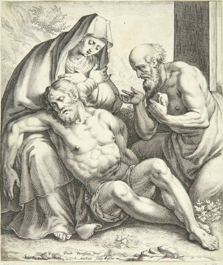Pietà by Jacob Matham