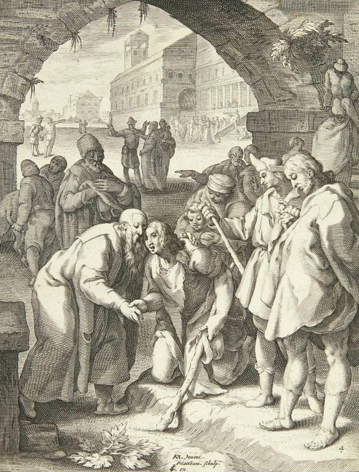 Den fortabte søns hjemkomst by Jacob Matham