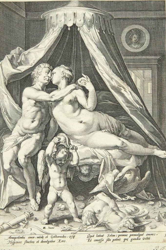 Mars og Venus by Jacob Matham