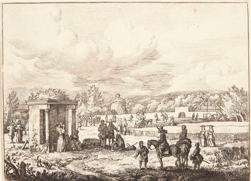 Kilden ved Watroz by Allaert van Everdingen